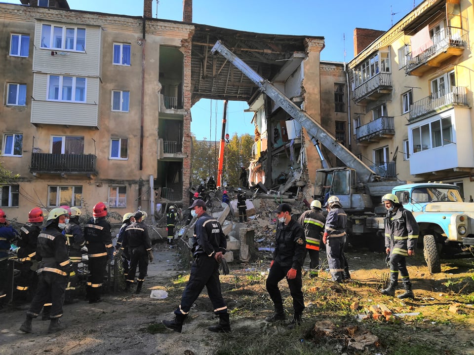 Взрыв дома в Дрогобыче: власти решили отселить всех жильцов. Фото: Дрогобычский городской совет