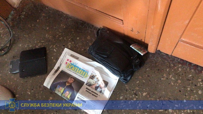 Задержание коррупционера. Фото: пресс-центр СБУ