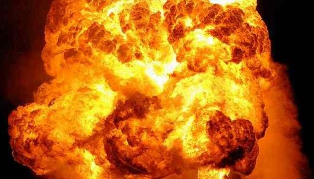Біля Запоріжжя під час руху військової колони вибухнув причіп з пальним. Фото: 24 канал