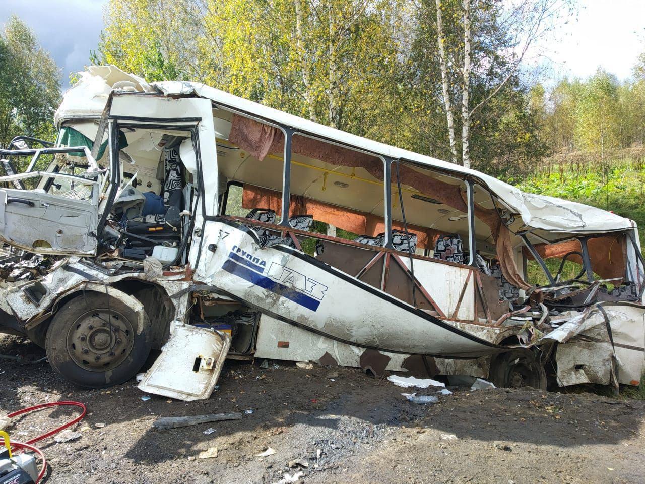 У Росії автобус зіткнувся з вантажівкою: загинули 7 осіб, є поранені. Фото: tv360ru