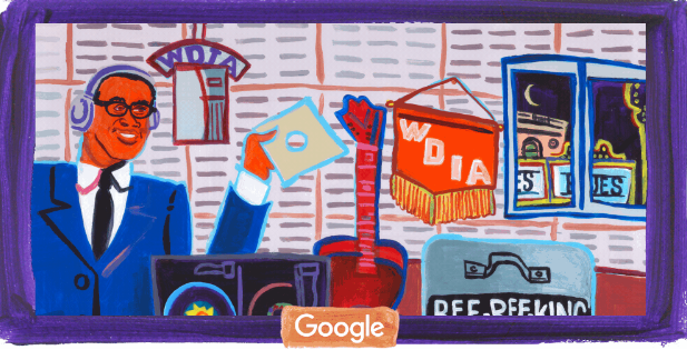 Google присвятила дудл легендарному американському музиканту Бі Бі Кінгу. Фото: Google