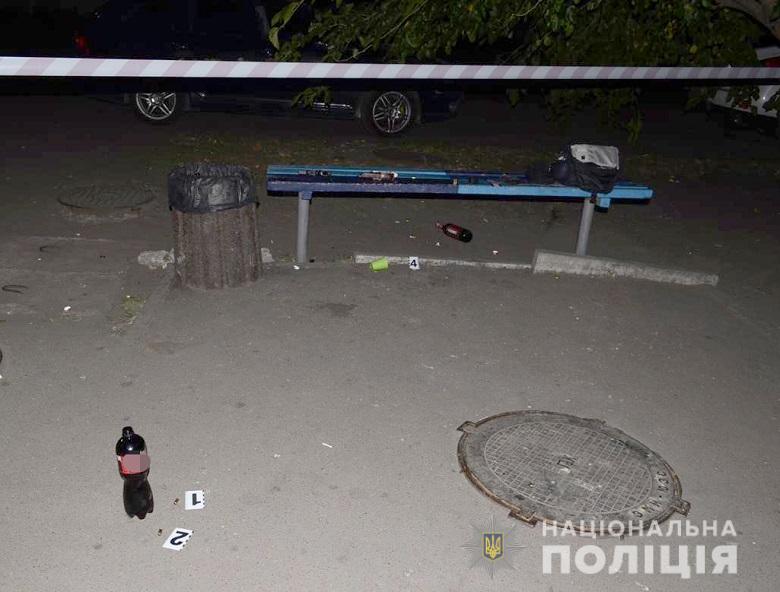 У Києві побили поліцейського за зауваження. Фото: Нацполіція