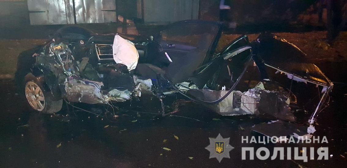 Аварія в Чернігові. Фото: Нацполіція