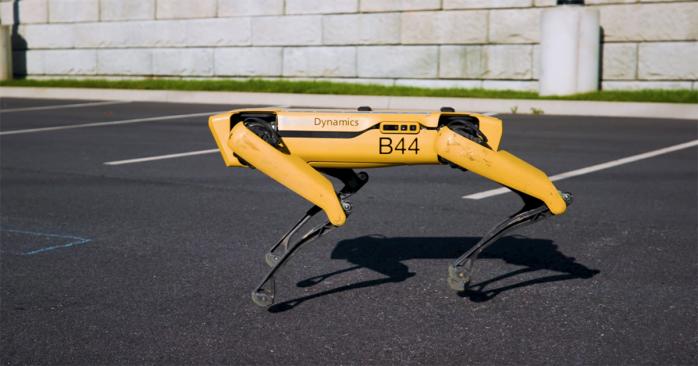 Роботизированный пес Spot от Boston Dynamics. Фото: YouTube