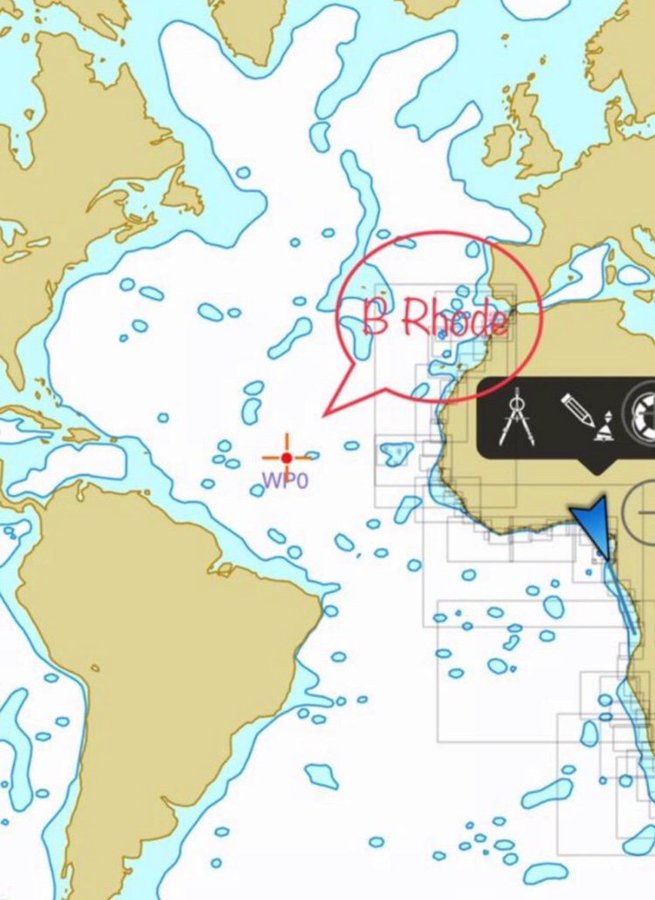 Место, где исчез корабль с украинцами. Карта: Василий Кирилич в Twitter