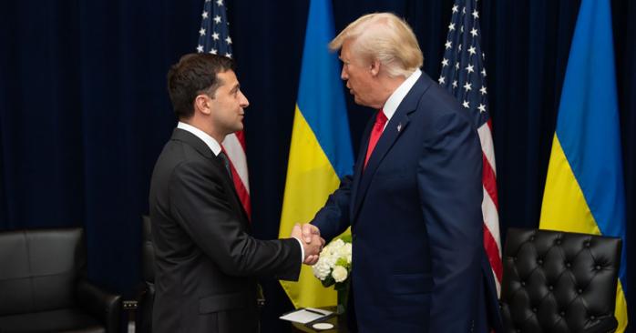Президент України Володимир Зеленський і Трамп. Фото: president.gov.ua