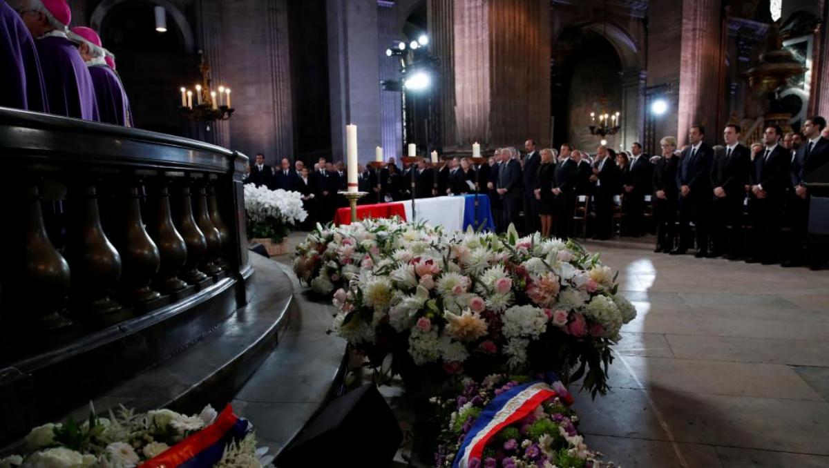 Прощание с Жаком Шираком, фото: Francois Mori/Pool via REUTERS