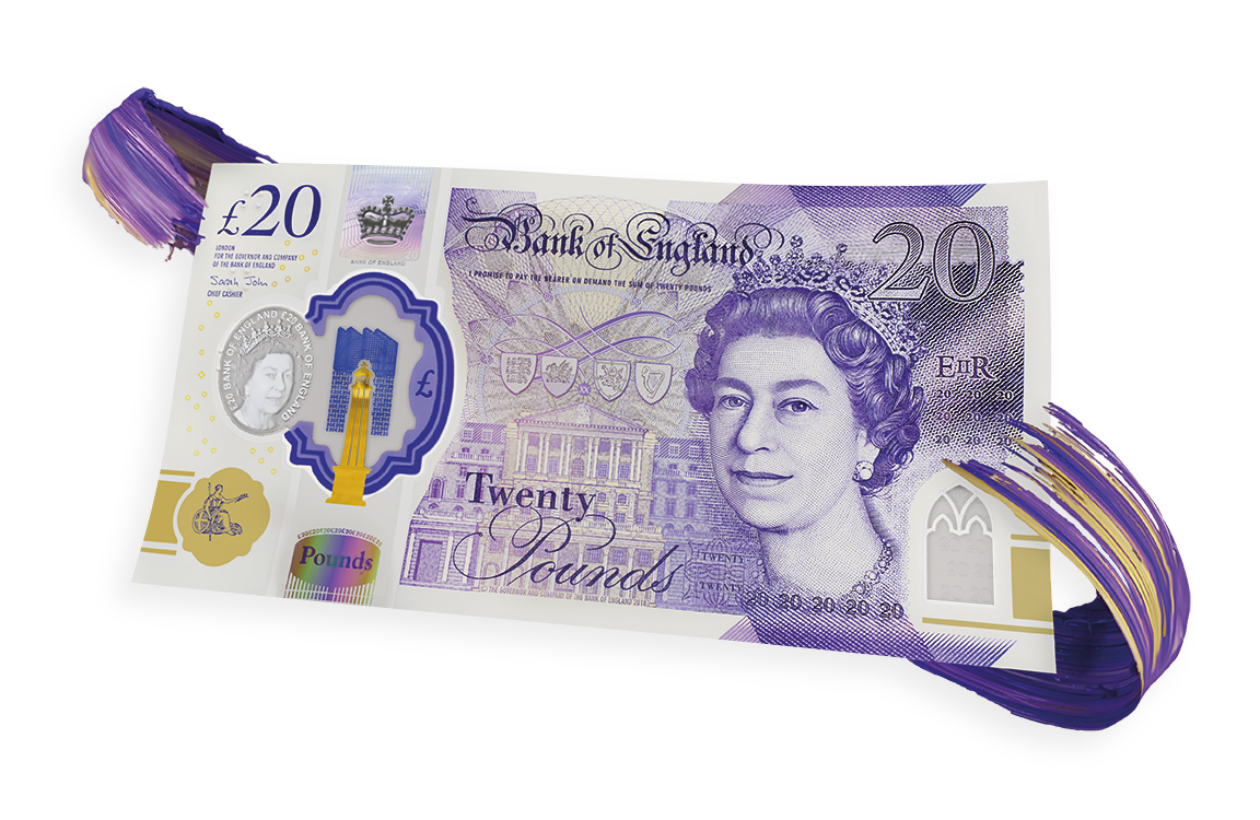 Новини Англії: у Лондоні представили 20-фунтову полімерну банкноту, фото — Банк Англії