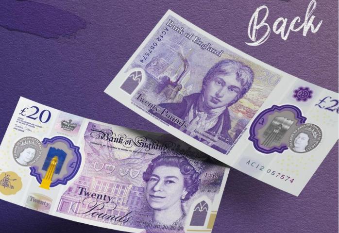 Новости Англии: в Лондоне представили 20-фунтовую полимерную банкноту, фото — Банк Англии