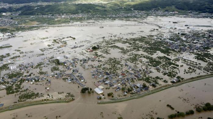 Последствия тайфуна «Хагибис», фото: «Синьхуа»