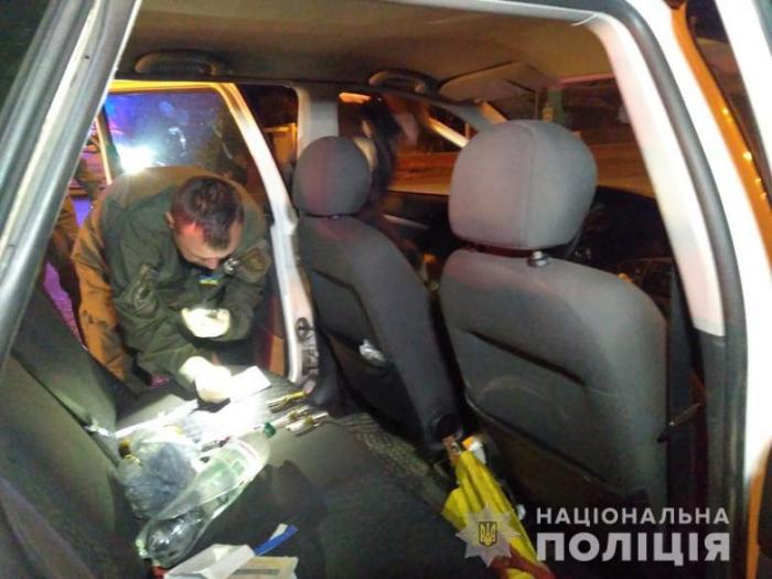 Ввечері 12 жовтня зловмисники влаштували стрілянину в одному з районів Києва, фото: Національна поліція 