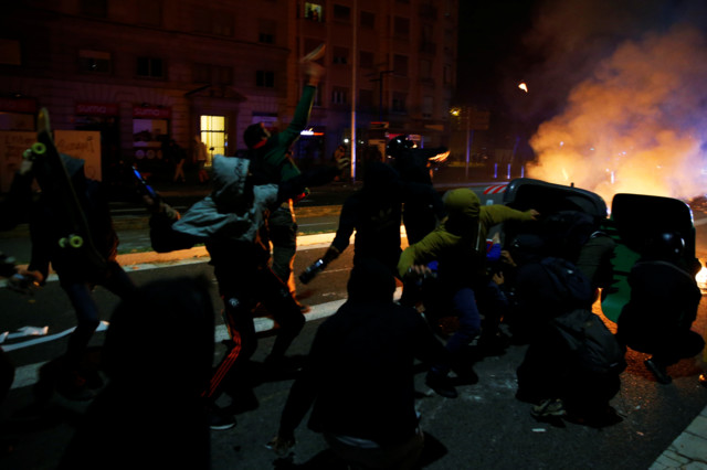 Протесті в Барселоне. Фото: Reuters