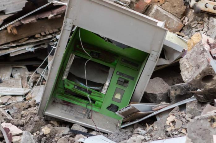 В Запорожье взорвали банкомат, фото: Прямой