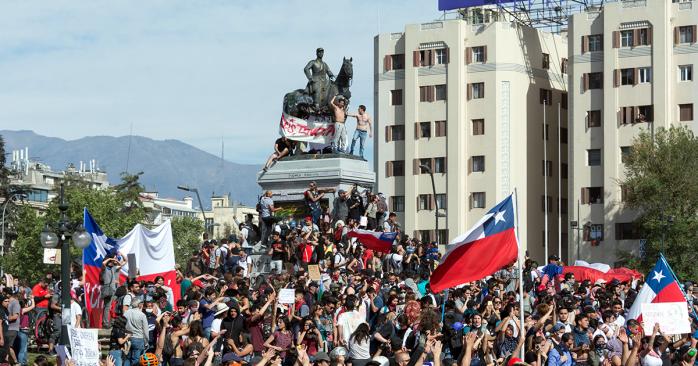 Протесты в Чили. Фото: wikipedia