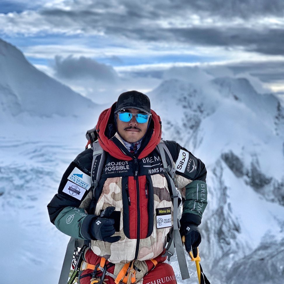Альпініст Нірмал Пур'я. Фото: Nirmal Purja MBE у Twitter
