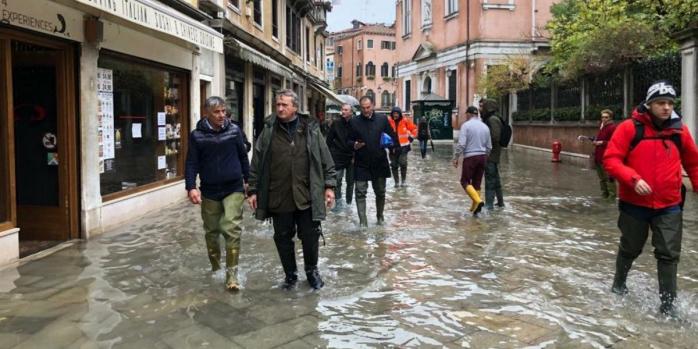 Венеція страждає від повені, фото: Луїджі Бруньяро