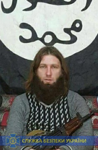 Задержанный террорист ИГИЛ. Фото: СБУ