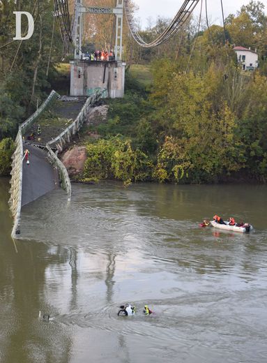 У Франції обвалився міст / Фото: ladepeche.fr