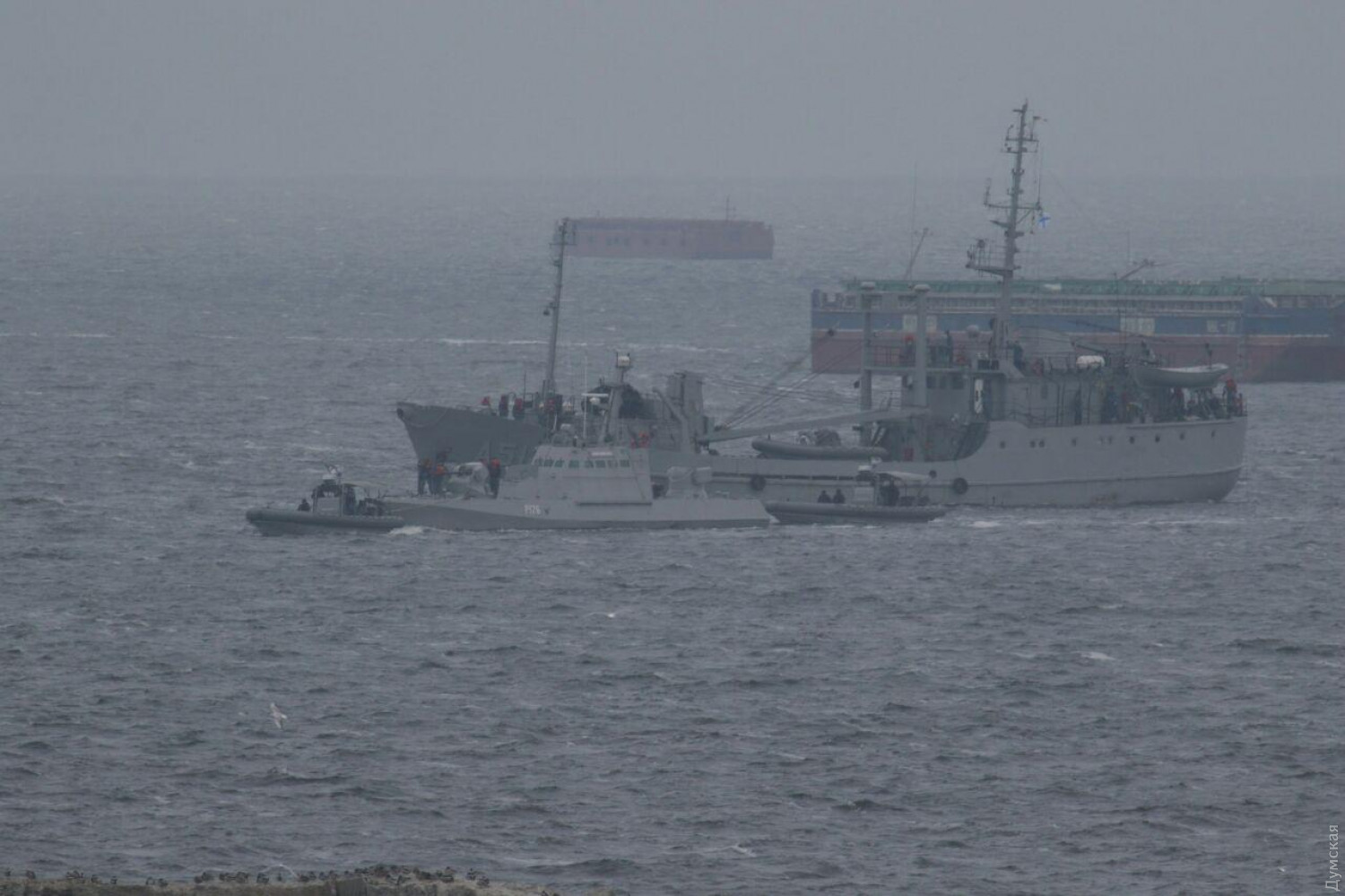 Возвращение кораблей в Очаков. Фото: «Думская»