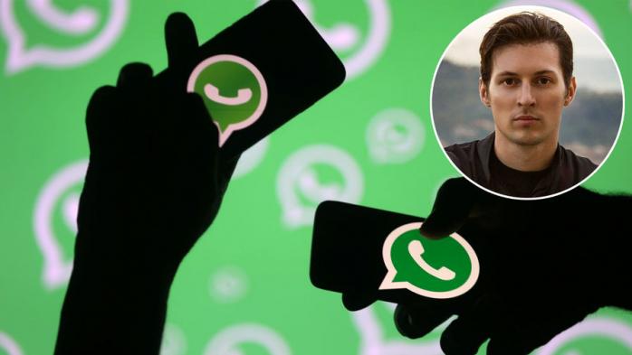 WhatsApp рекомендує видалити Дуров через ризик шпигунства. Фото: Газета.Ру