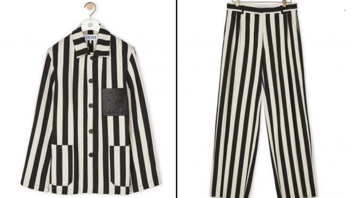Модний скандал: дизайнери Loewe вибачилися за одяг, що нагадує уніформу в'язнів концтаборів, фото — CNN