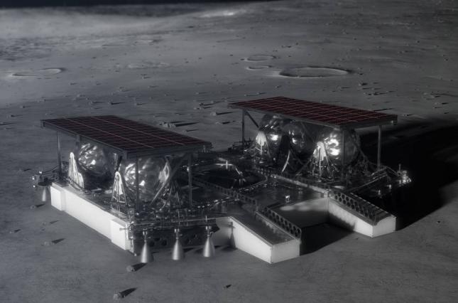 NASA показало концепт роботизованого місячного модуля, фото: NASA
