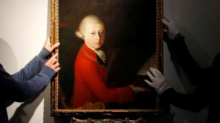 Портрет Вольфганга Амадея Моцарта. Фото: Euronews