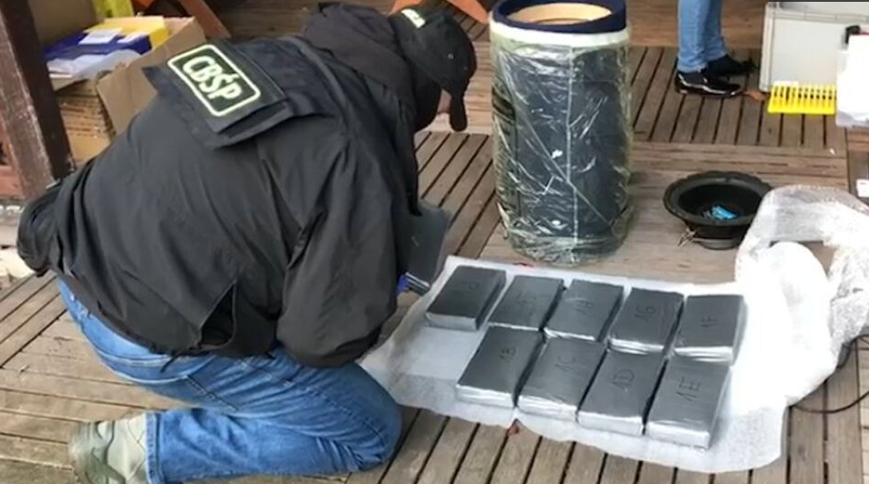 Контрабанду кокаїну на 0,5 млрд дол. попередили в Польщі. Фото: TVN24