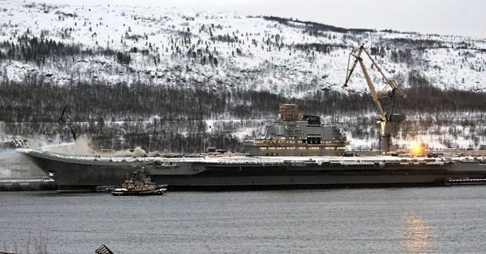 Крейсер «Адмирал Кузнецов». Фото: ТАСС