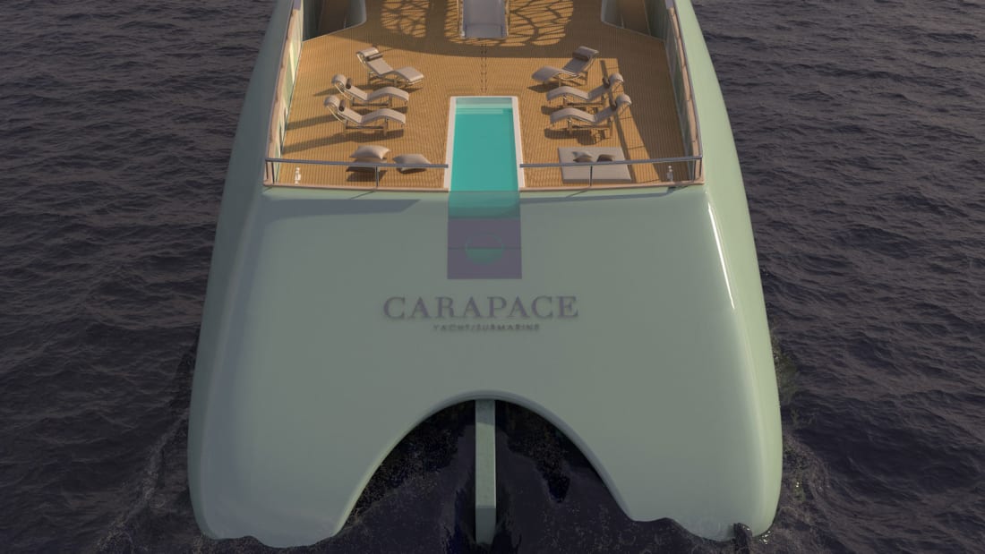Новини техніки: італійці спроектували яхту, яка перетворюється у підводний човен, фото — CNN