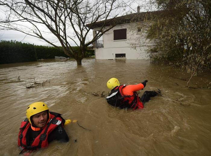 Непогода во Франции, фото: AFP