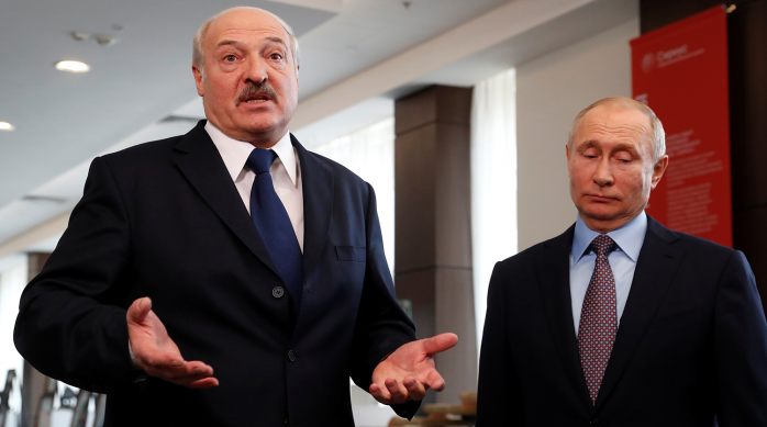 Олександр Лукашенко і Володимир Путін. Фото: Газета.Ру