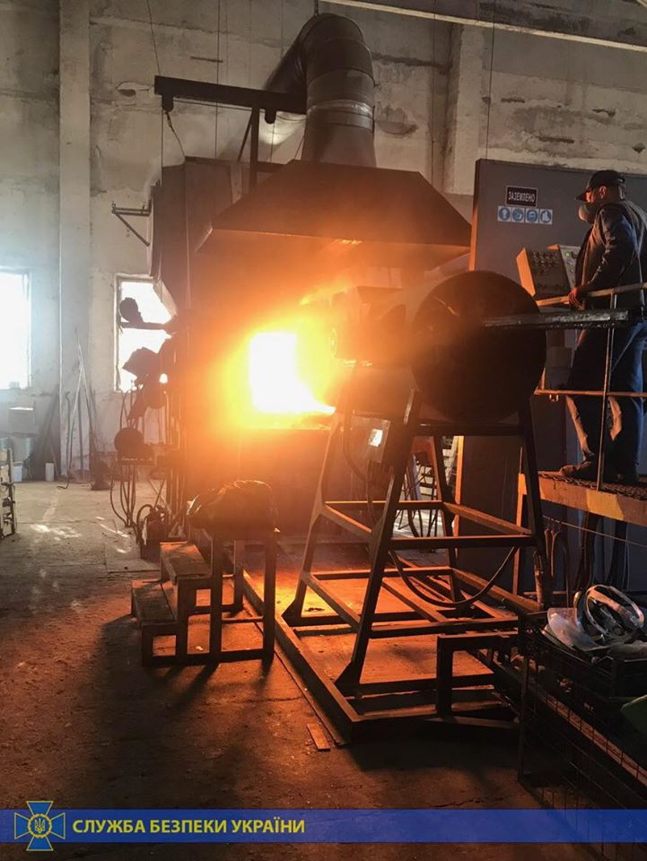  В Одессе сожгли наркотиков на 100 млн долл, фото СБУ