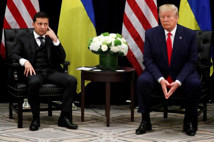 Фото Володимира Зеленського та Дональда Трампа, що потрапило до рейтингу CNN. Фото: Jonathan Ernst/Reuters