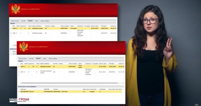 Информация о недвижимости Беззубенко в Черногории. Фото: bihus.info