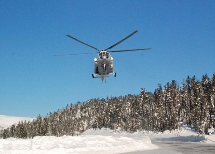 Жесткая посадка вертолета Ми-8. Фото: МК