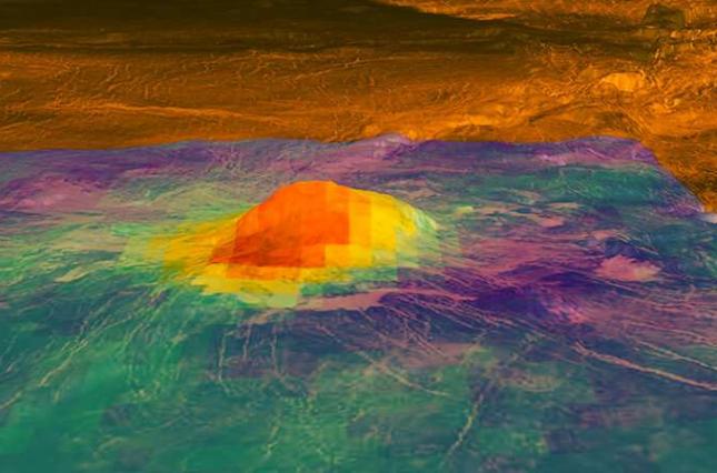 На Венере существуют активные вулканы - астрофизики, фото: Science Advances
