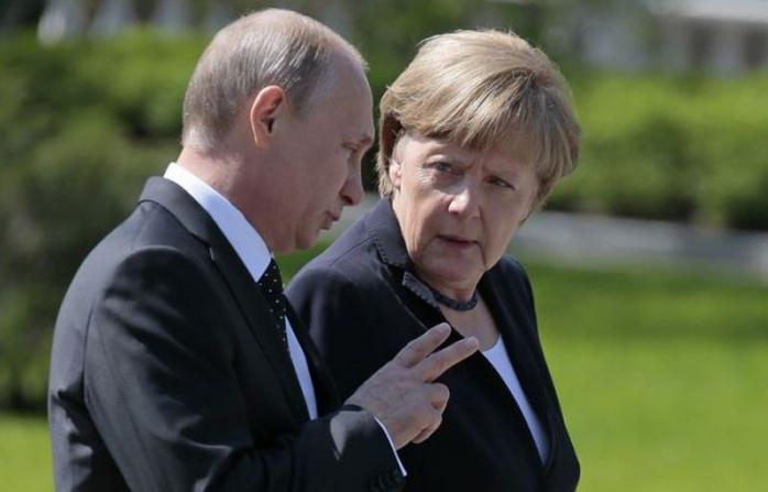 Ангела Меркель і Володимир Путін. Фото: EADaily