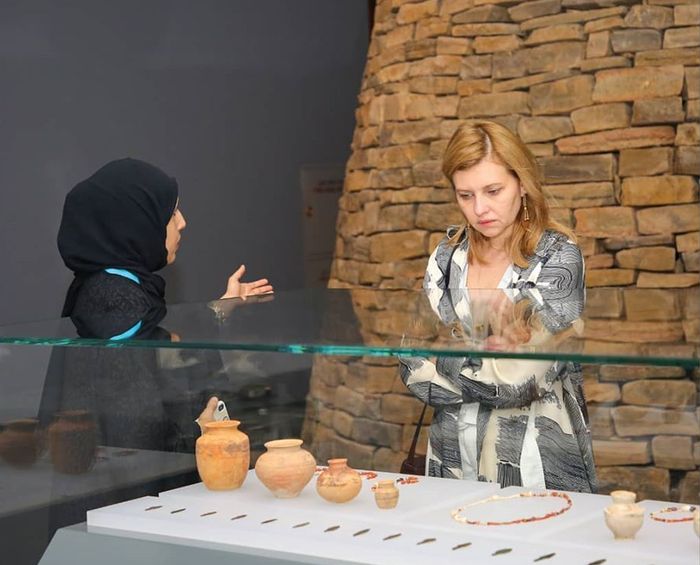 Олена Зеленська у Національному музеї Оману. Фото: Facebook