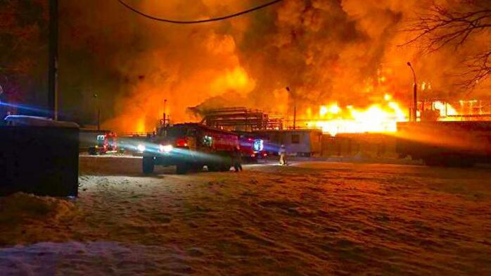 Взрыв в России произошел на нефтеперерабатывающем заводе. Фото: 360tv.ru 