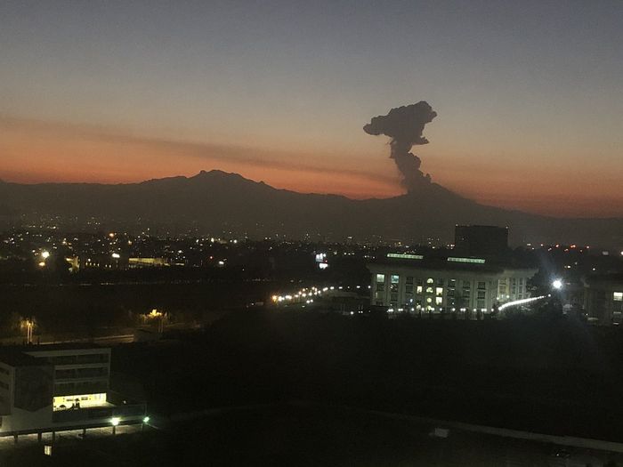 Вулкан Попокатепетль. Фото: Twitter
