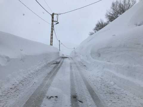 Зима в Ливане: солнечную страну замело метровыми сугробами / Фото: Фейсбук, Твиттер