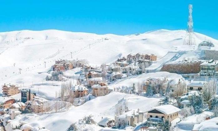 Зима в Ливане: солнечную страну замело метровыми сугробами / Фото: Твиттер Karen Gholam Tabbal