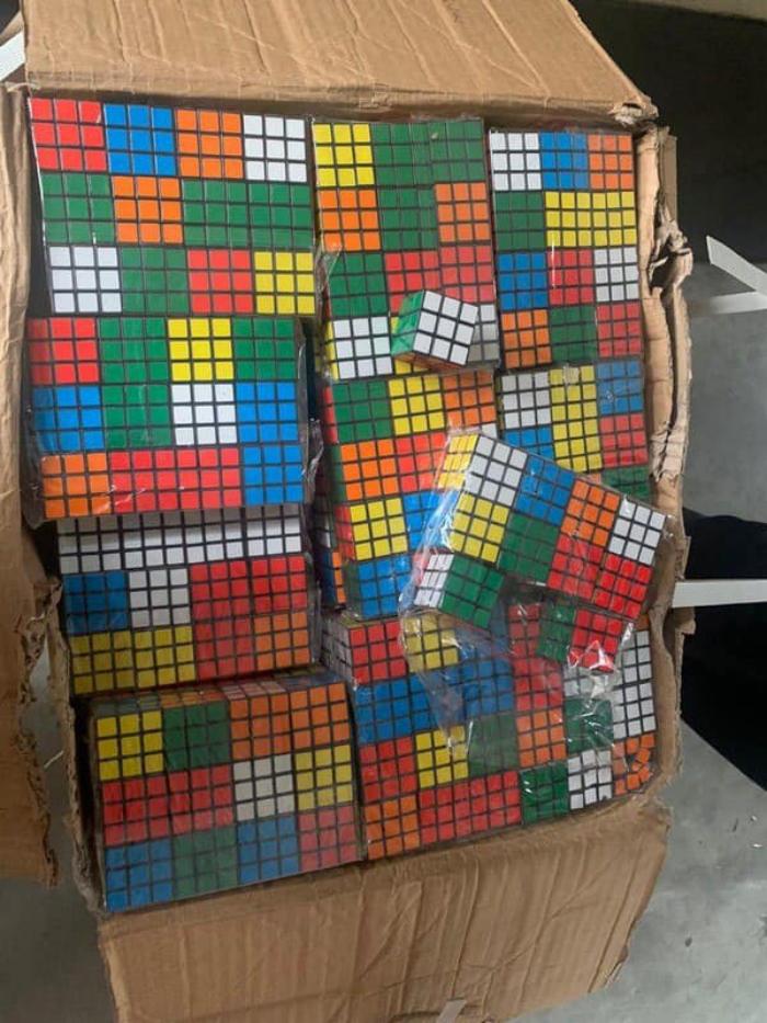 Конфісковані кубики Рубіка, фото: Максим Нефьодов