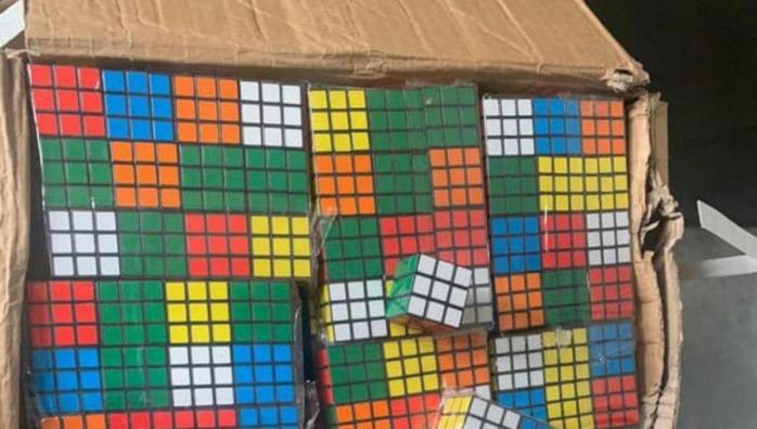 Конфісковані кубики Рубіка, фото: Максим Нефьодов