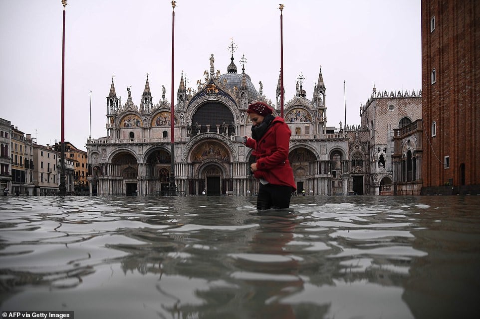 Наводнение в Венеции в ноябре 2019 года