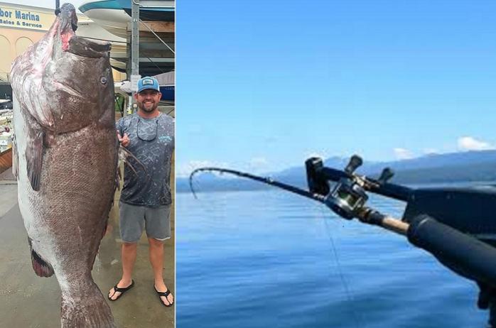 Рыбалка в США: американец поймал на крючок 50-летнего окуня-гиганта