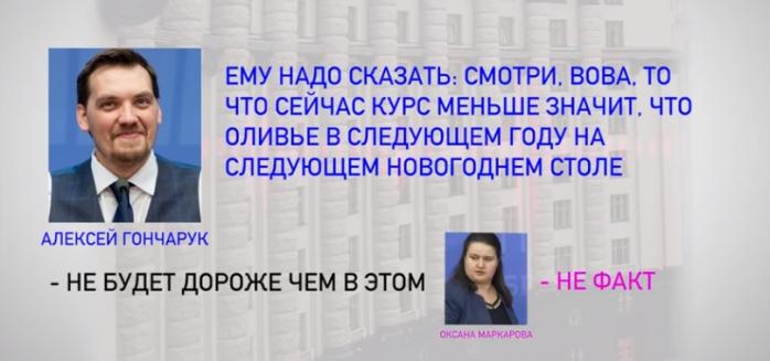 Фрагмент аудиозаписей разговоров якобы Гончарука с представителями НБУ