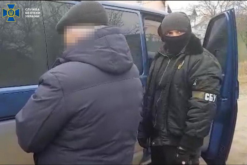 СБУ затримала бойовика ЛНР у Харкові. Фото: СБУ