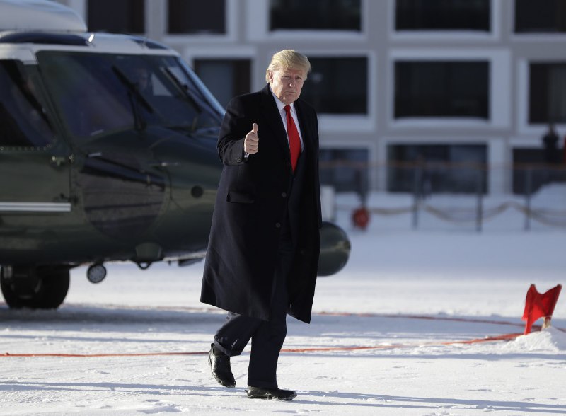 Дональд Трамп прилетел в Давос / Фото: Телеграмм